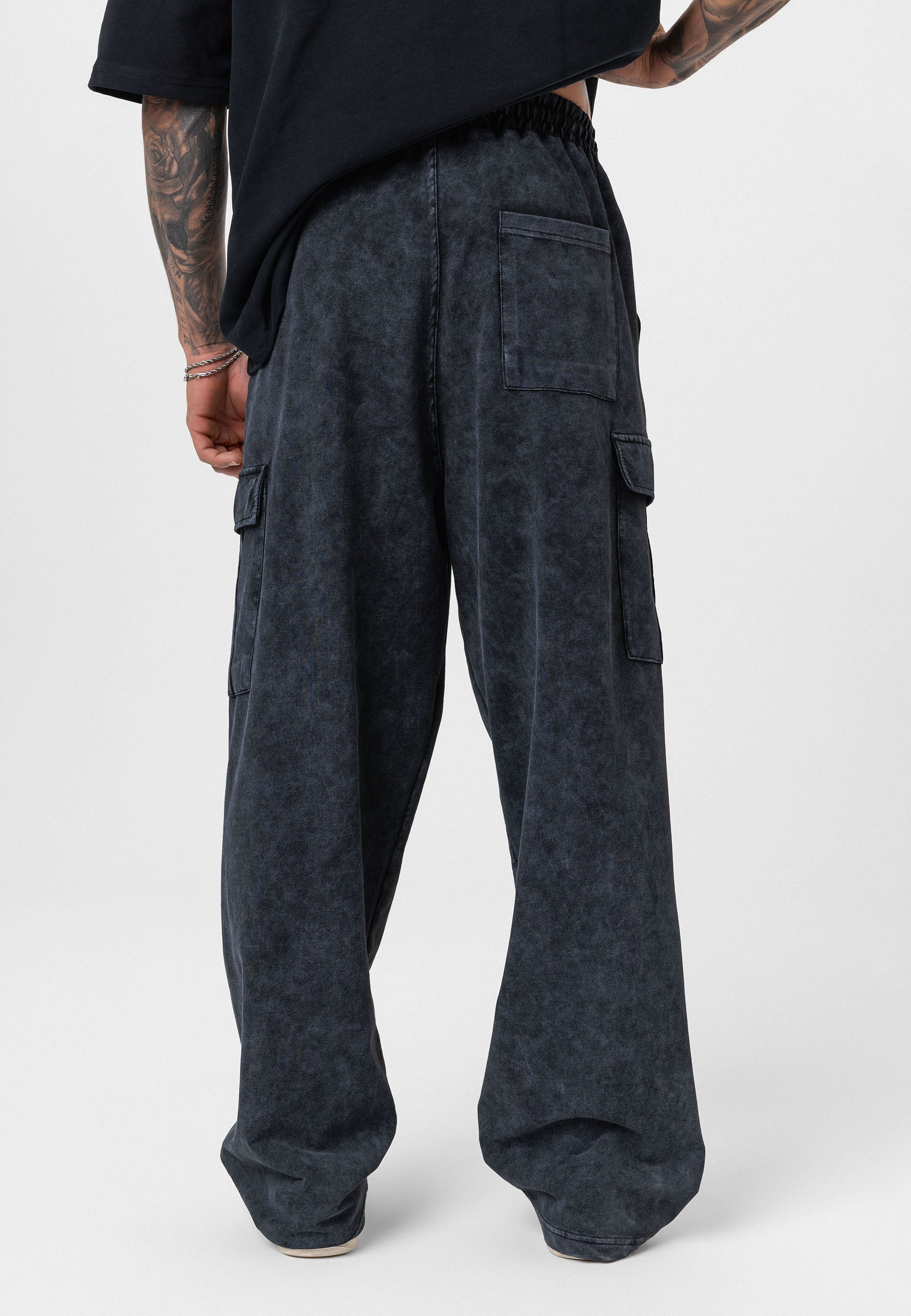 Oversized Graphic Pants – Bold Visuals with Vintage-Washed Appeal