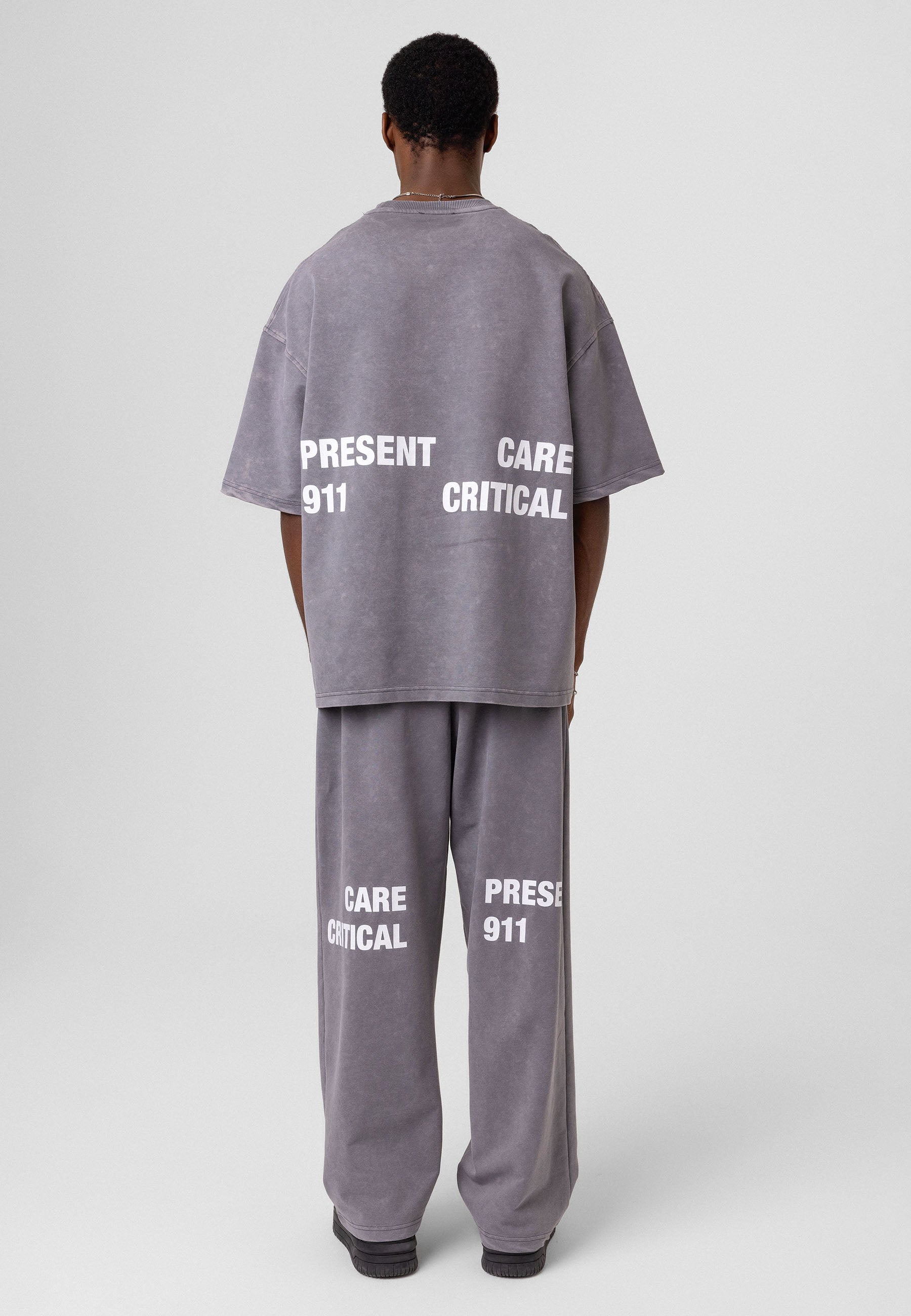 Oversized Washed Track Pants – Street-Ready Comfort with Soft Texture