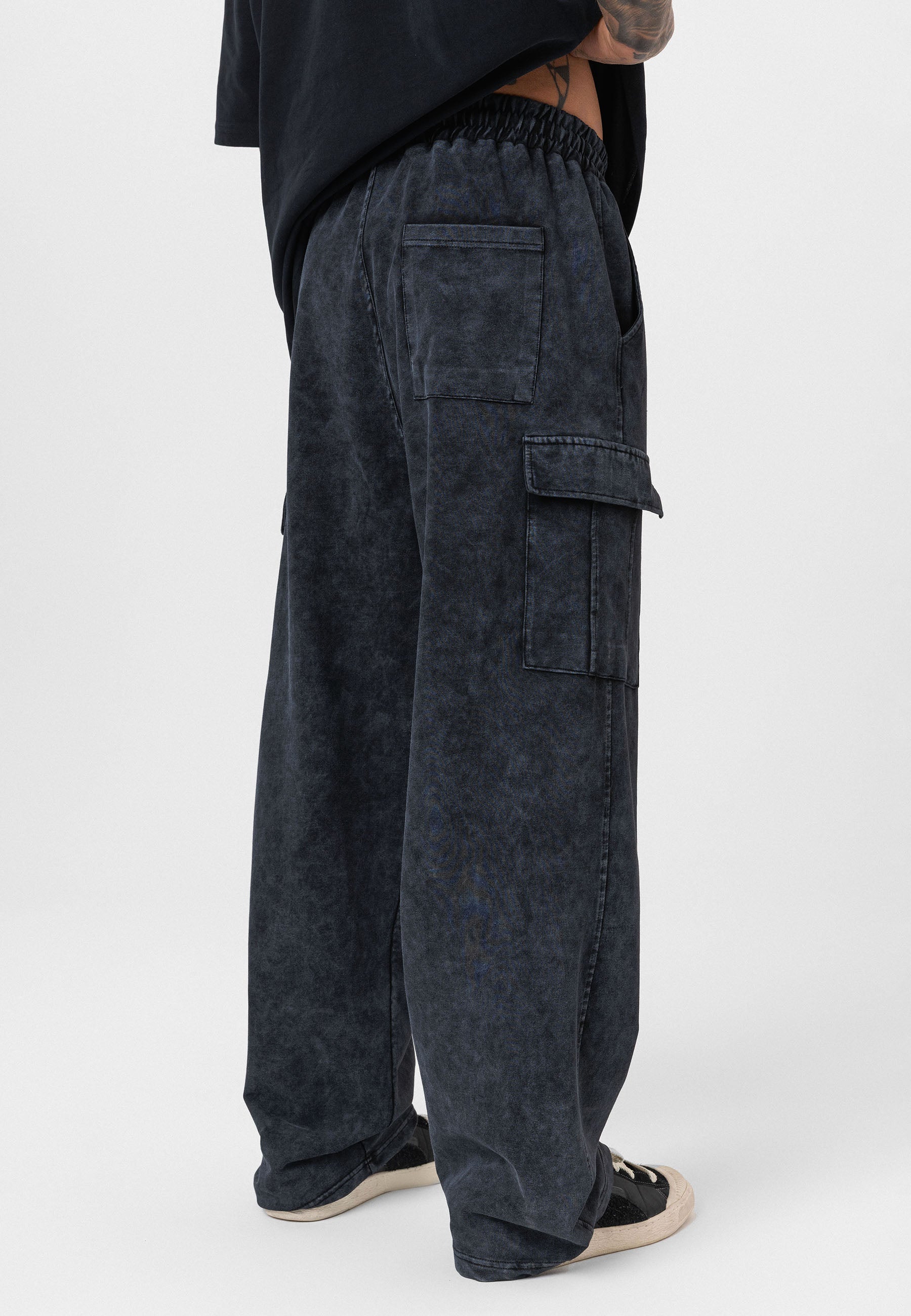 Oversized Graphic Pants – Bold Visuals with Vintage-Washed Appeal