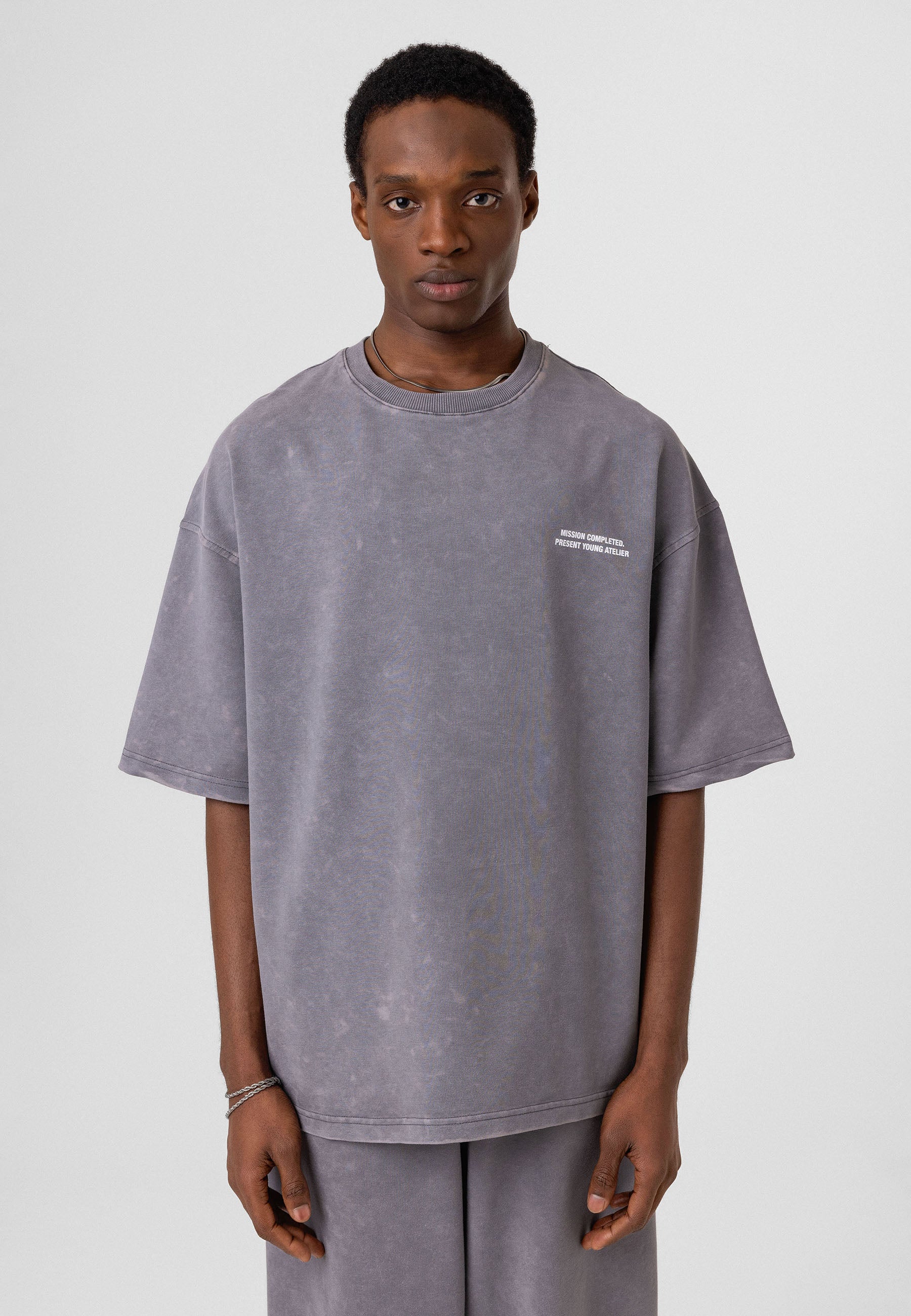 Oversized Washed Track Pants – Street-Ready Comfort with Soft Texture