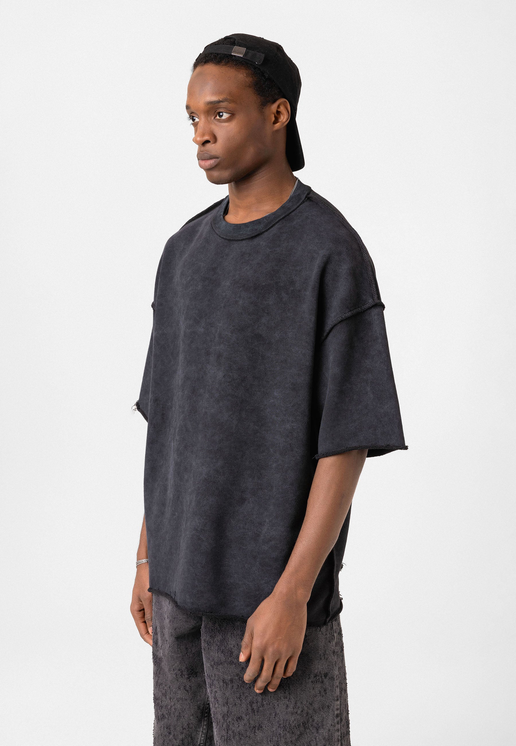 Oversized Washed T- shirts Relaxed Silhouette, Soft Texture
