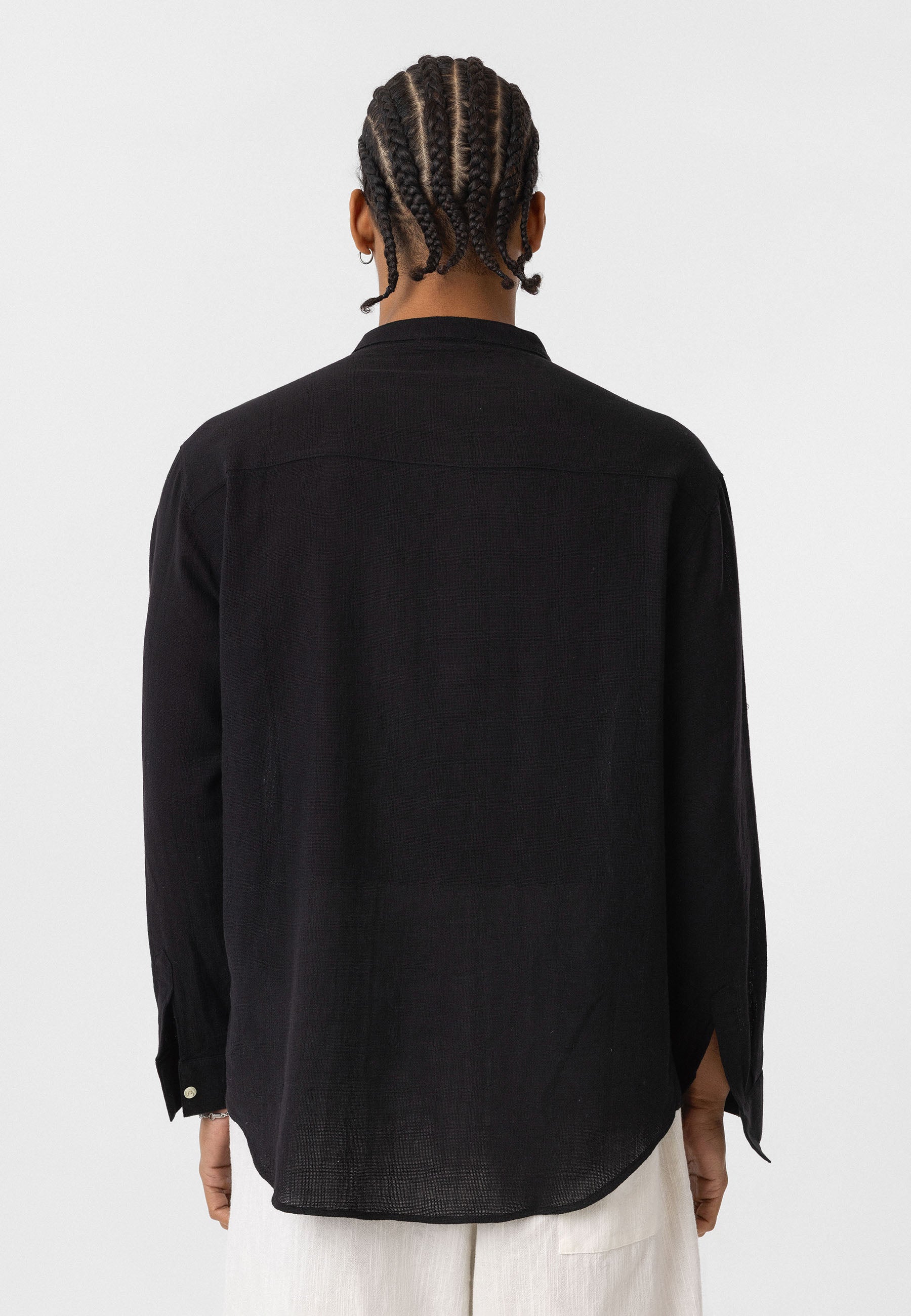Black Linen Shirt – Lightweight Comfort with Minimal Style