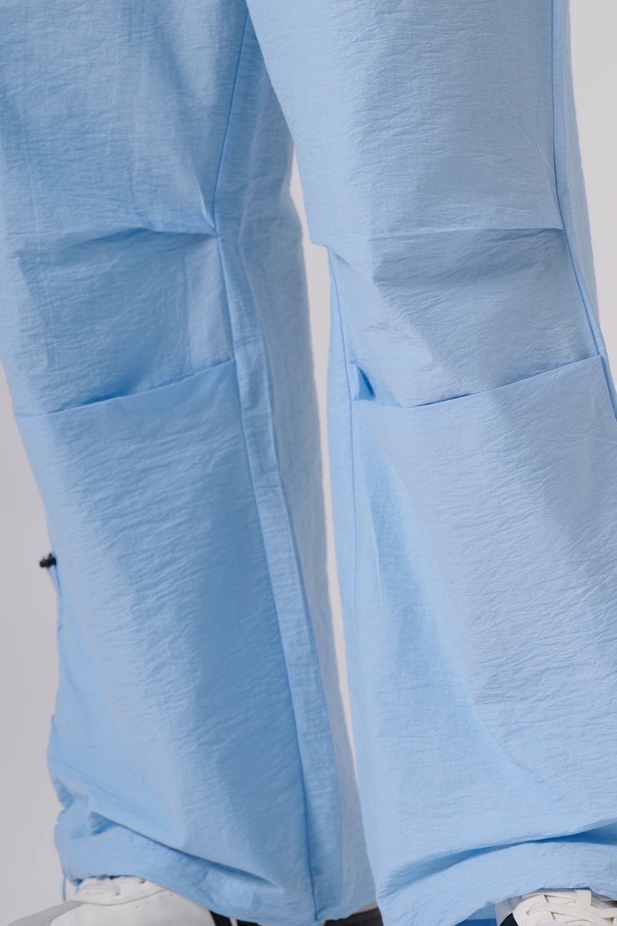 Sky Blue Oversized Relaxed Fit with Subtle Heart Embroidery