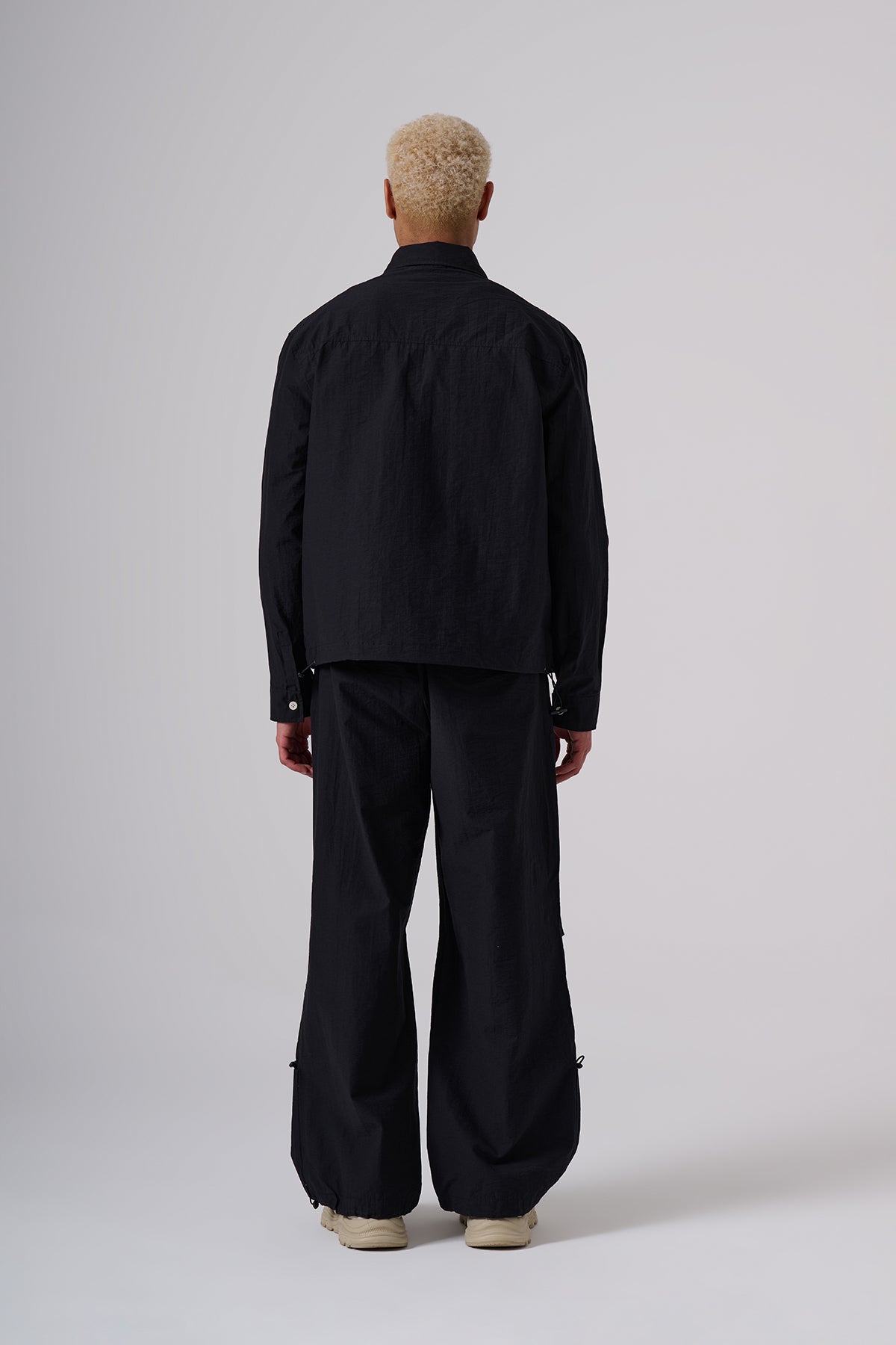 Black Coat & Jackets – Clean Design with Subtle Embossed Detail