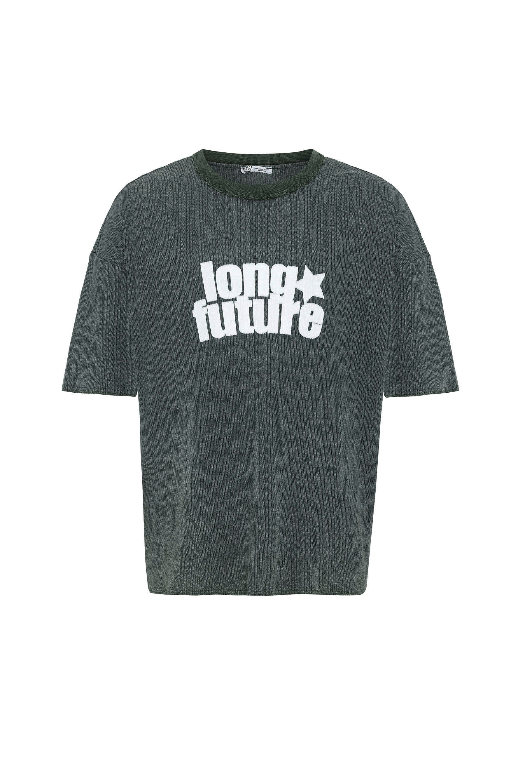 Oversized Knit T-shirts Garment-Washed Texture & Relaxed Comfort