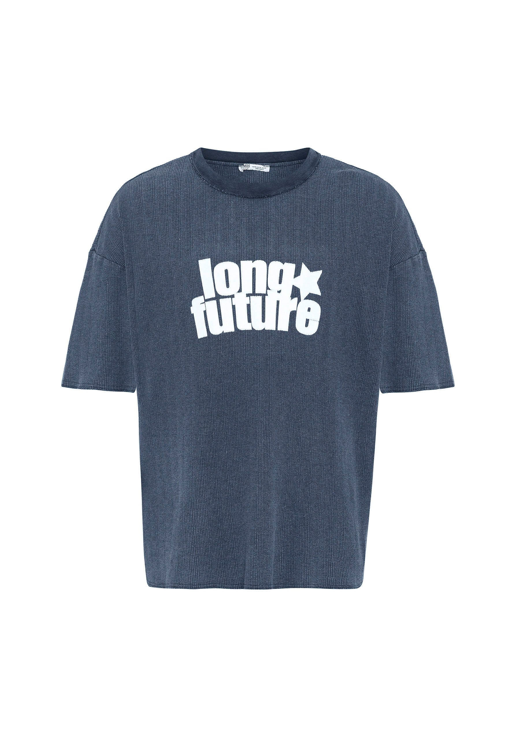 Oversized Knit T-shirts Garment-Washed Texture & Relaxed Comfort