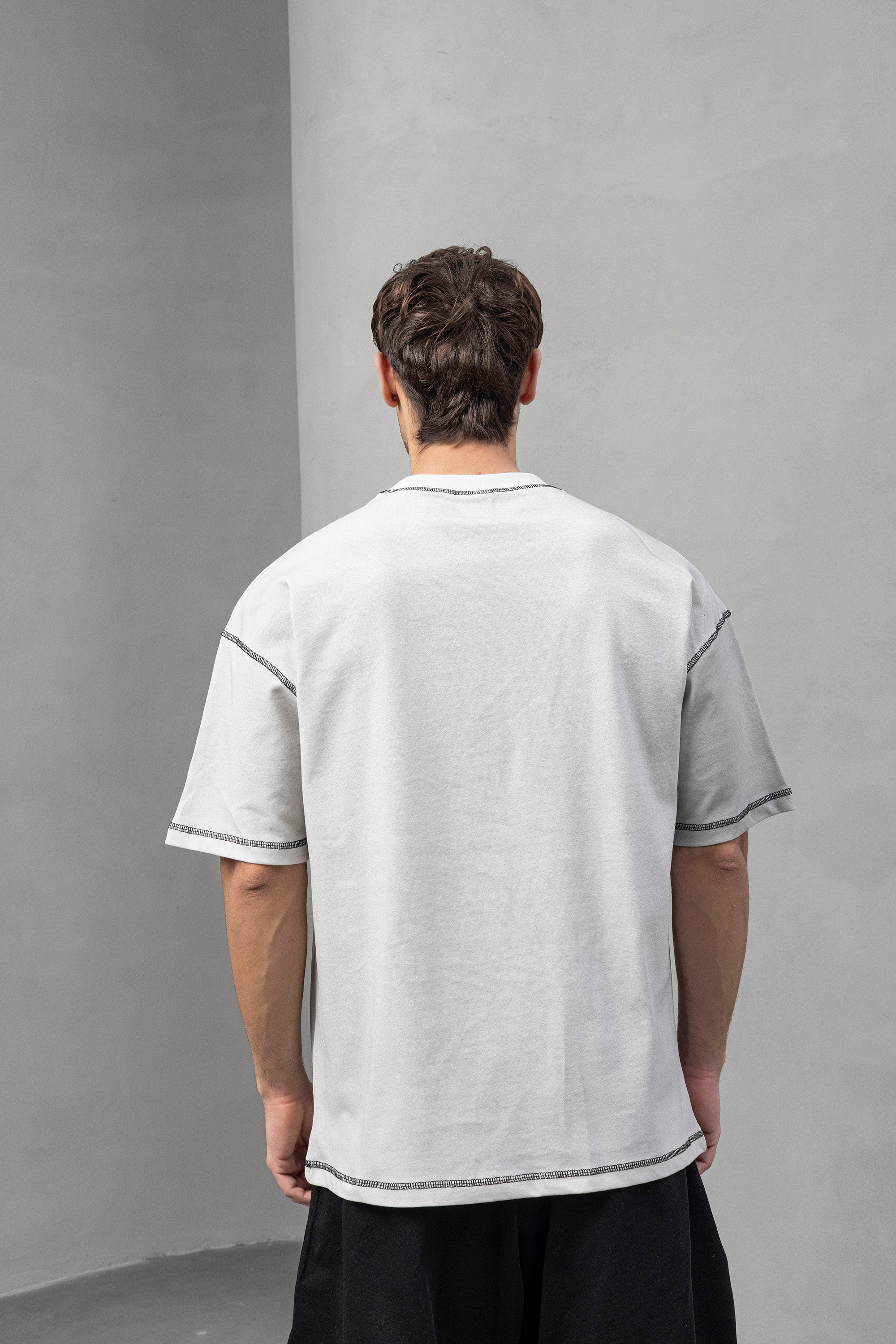 Oversized Textured Jersey Tee