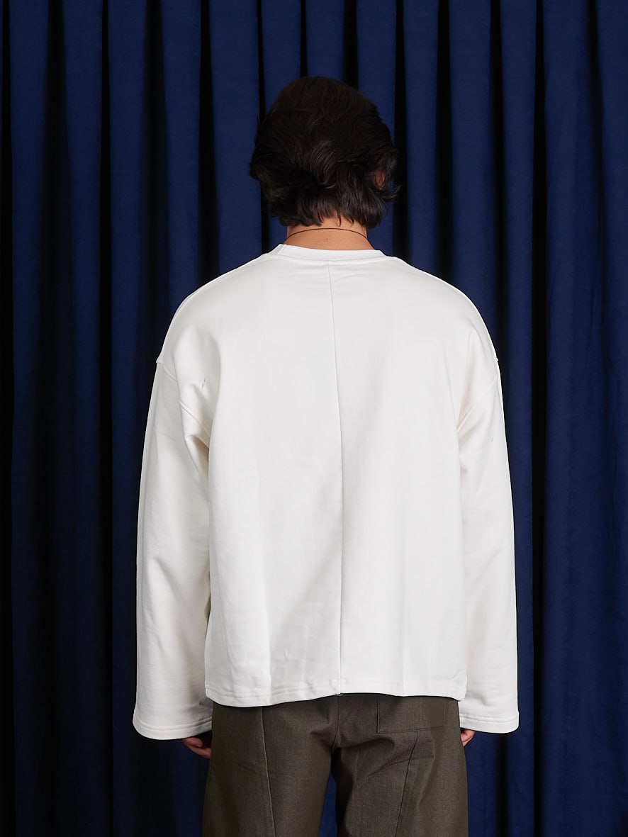 Men’s Oversized Minimal Sweatshirt | Korean Streetwear Casual Pullover