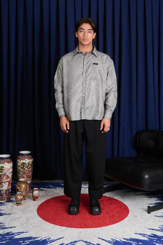 Men’s Premium Jacquard Pattern Shirt