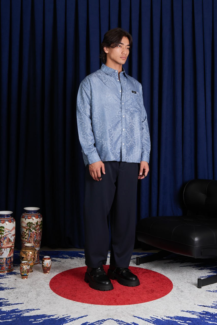 Men’s Premium Jacquard Pattern Shirt