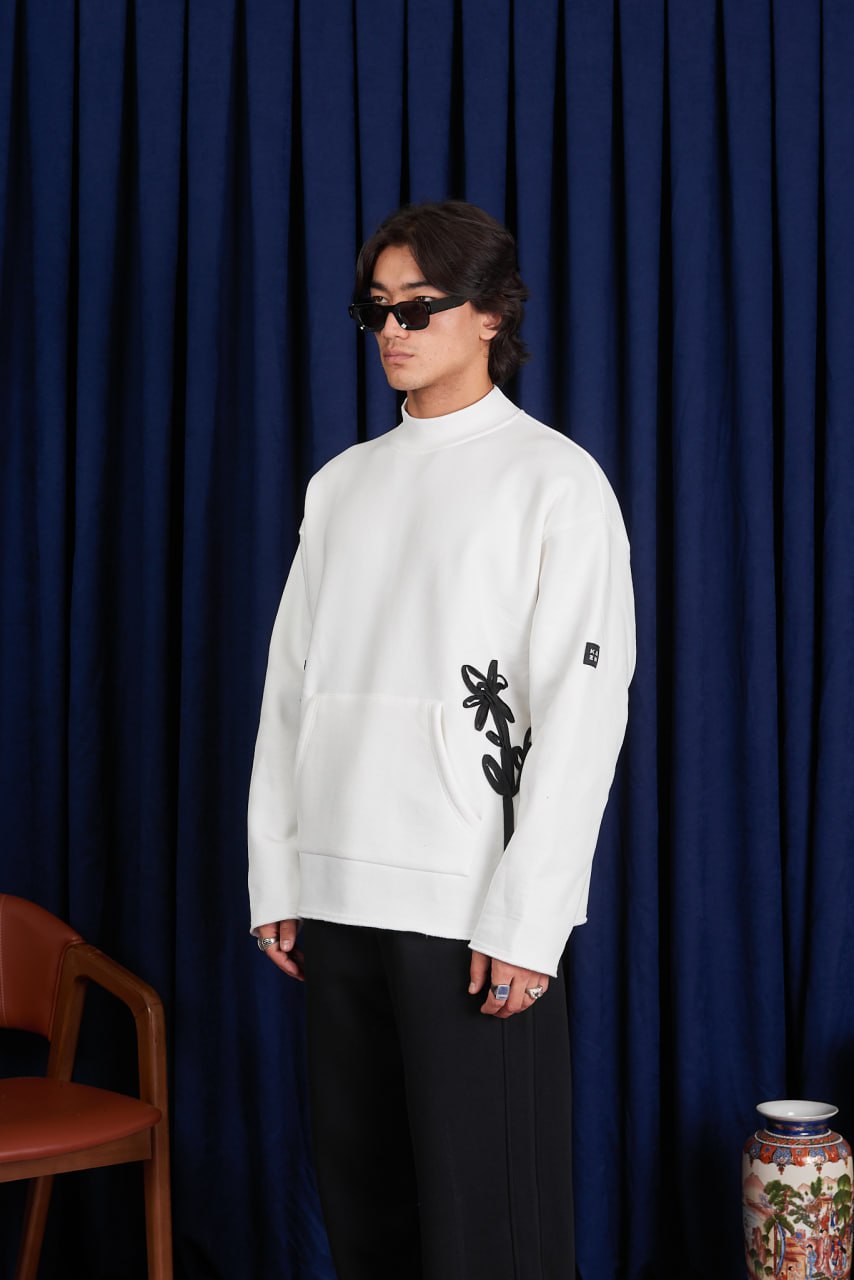 Men’s Korean Oversized Sweatshirt Co-ord Set | Minimal Streetwear Two-Piece Outfit