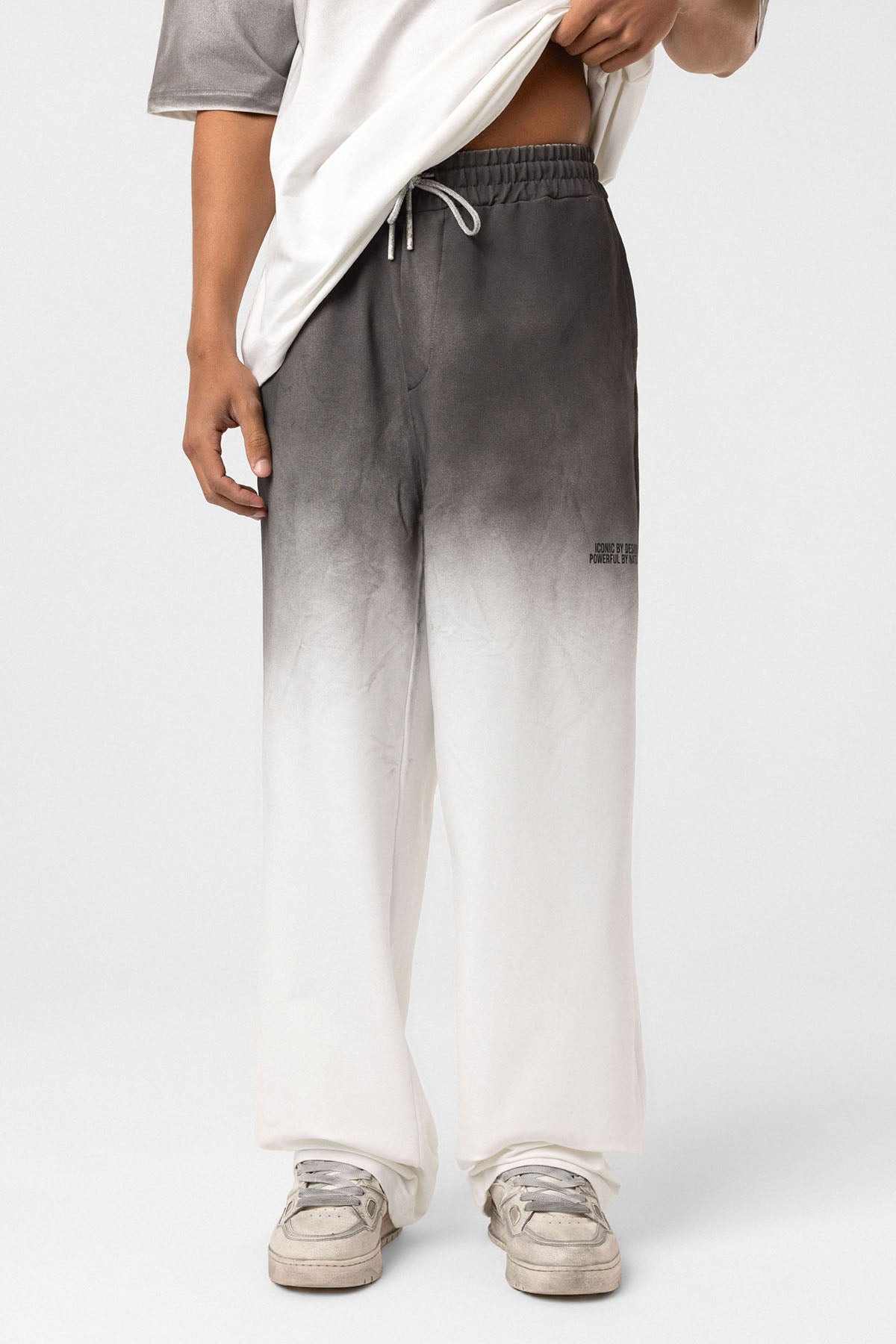 Oversized Graphic Tee – Washed Texture Meets Bold Back Print