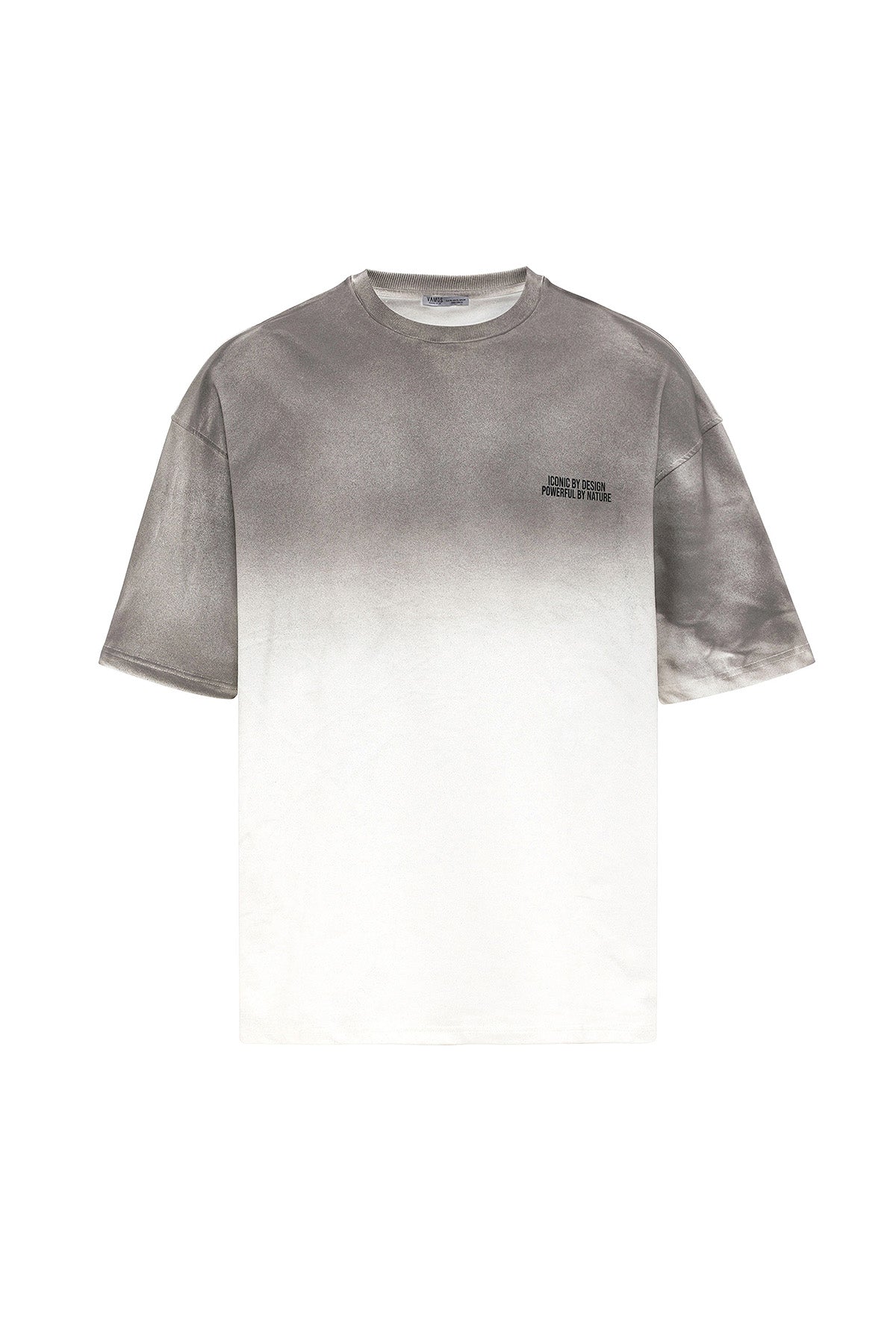 Oversized Graphic Tee – Washed Texture Meets Bold Back Print