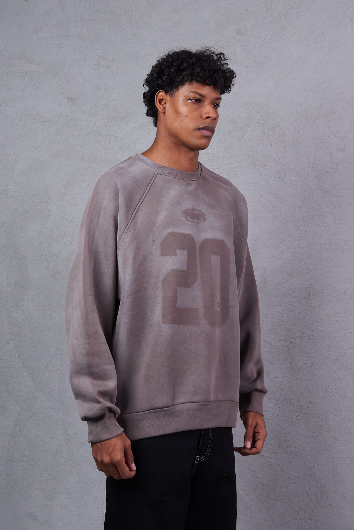 Basic Crewneck Sweatshirt – Greige