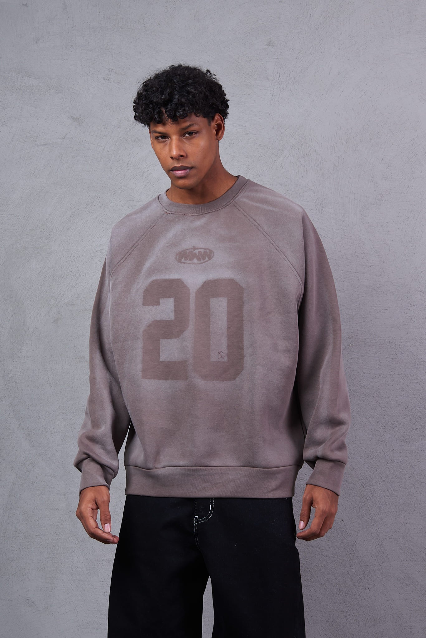Basic Crewneck Sweatshirt – Greige