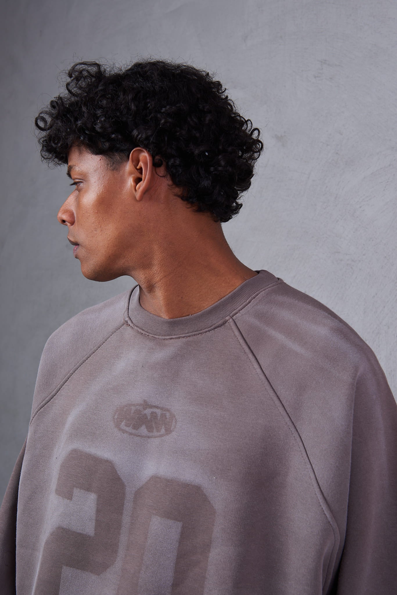 Basic Crewneck Sweatshirt – Greige