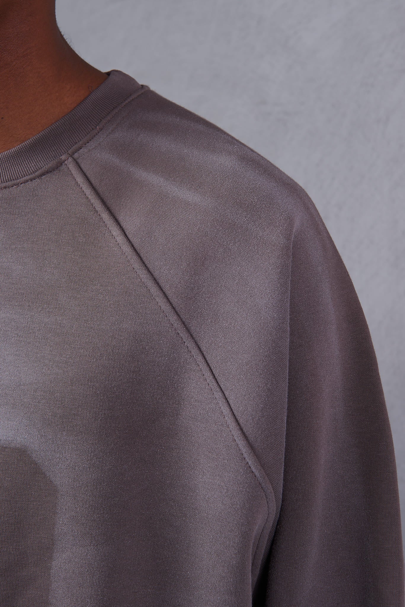 Basic Crewneck Sweatshirt – Greige