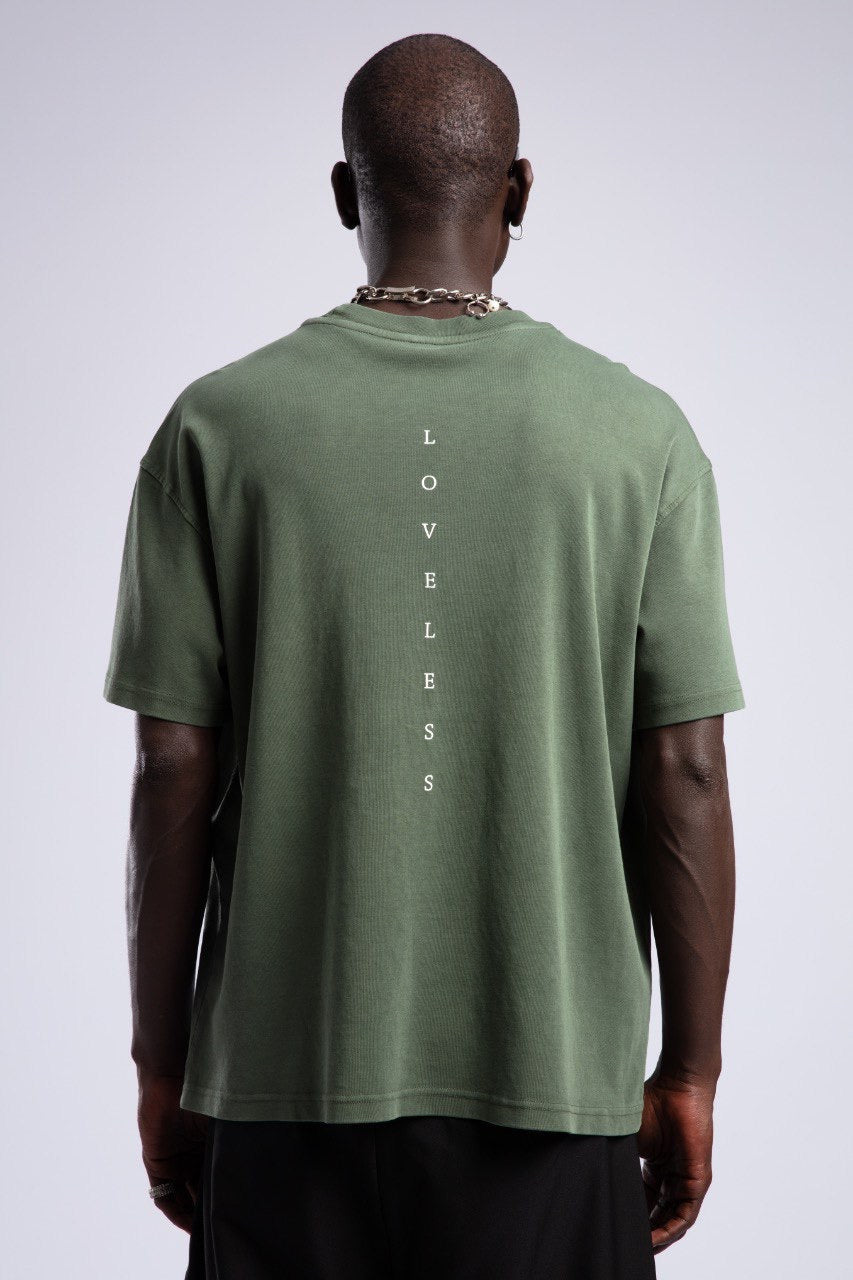 Men's Green Classic T-Shirt with Short Sleeves