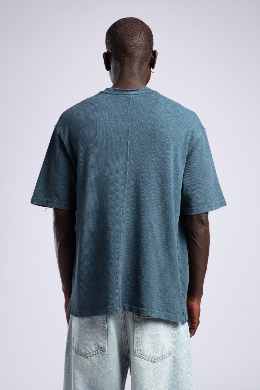 Washed Blue Oversized Tee