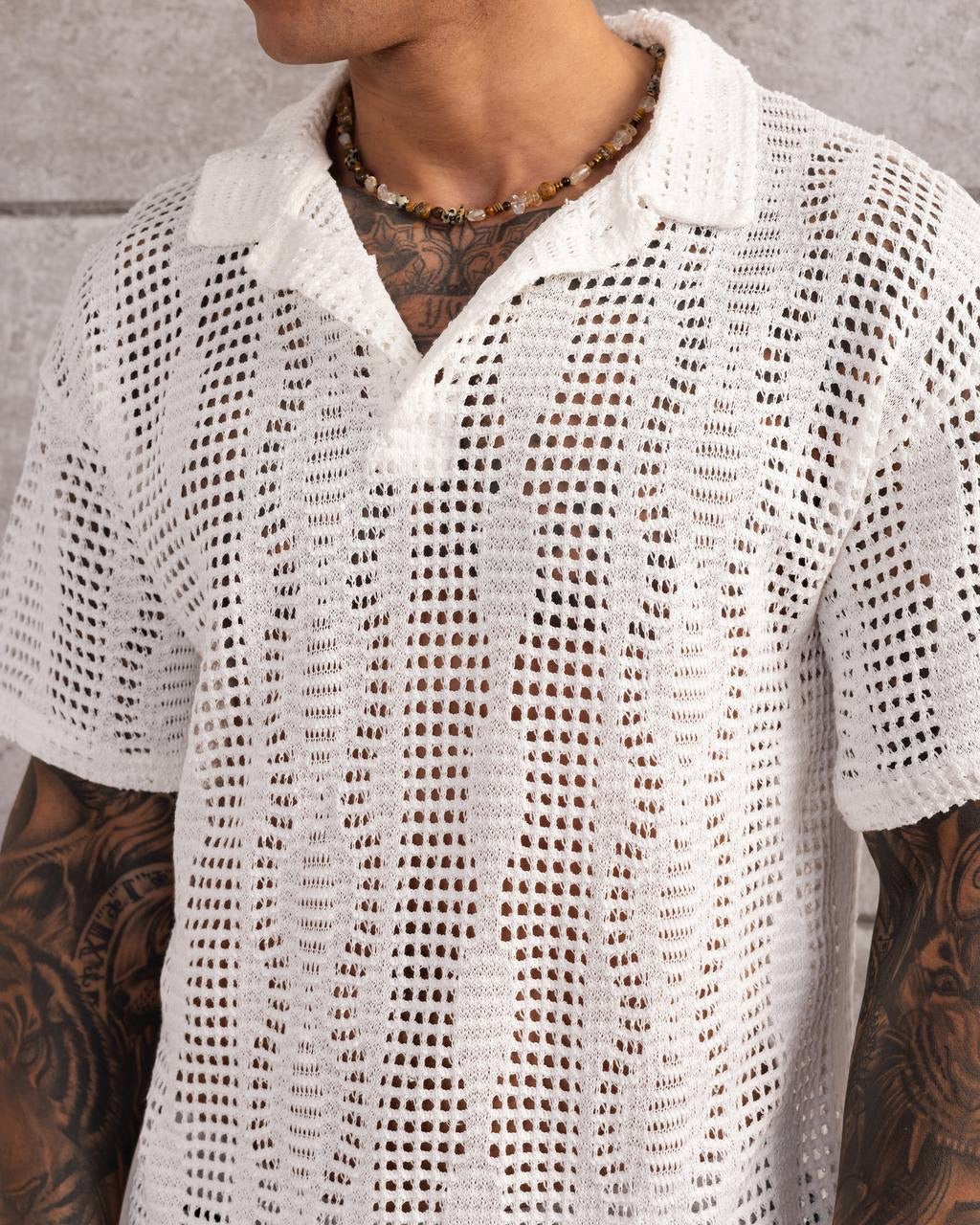Men's Casual Knit Polo Shirt – Lightweight & Breezy Summer Fashion
