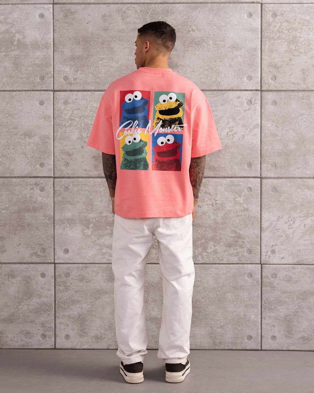Cookie Monster Oversized Graphic T-Shirt – Streetwear Pop Art Design