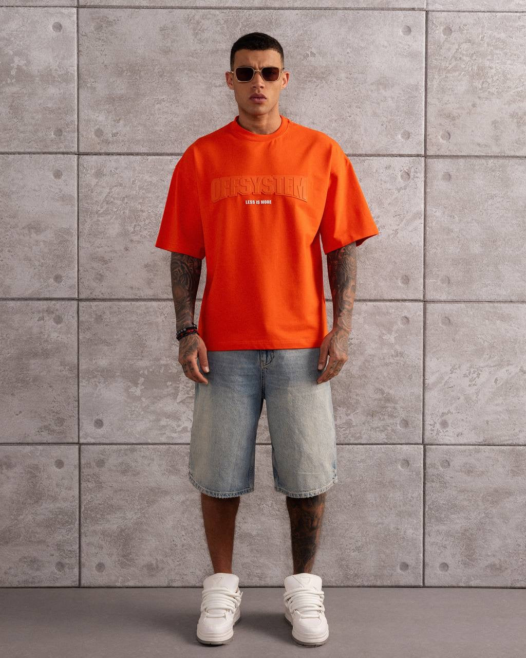 OFFSYSTEM Oversized T-Shirt – Minimalist Streetwear Tee for Men