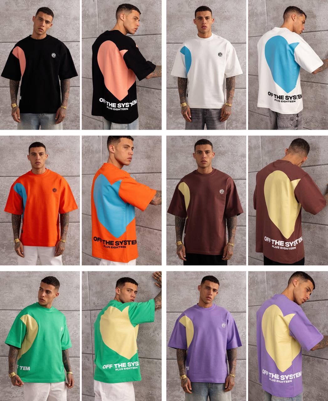 Heart Graphic Oversized T-Shirt – Streetwear Statement Tee
