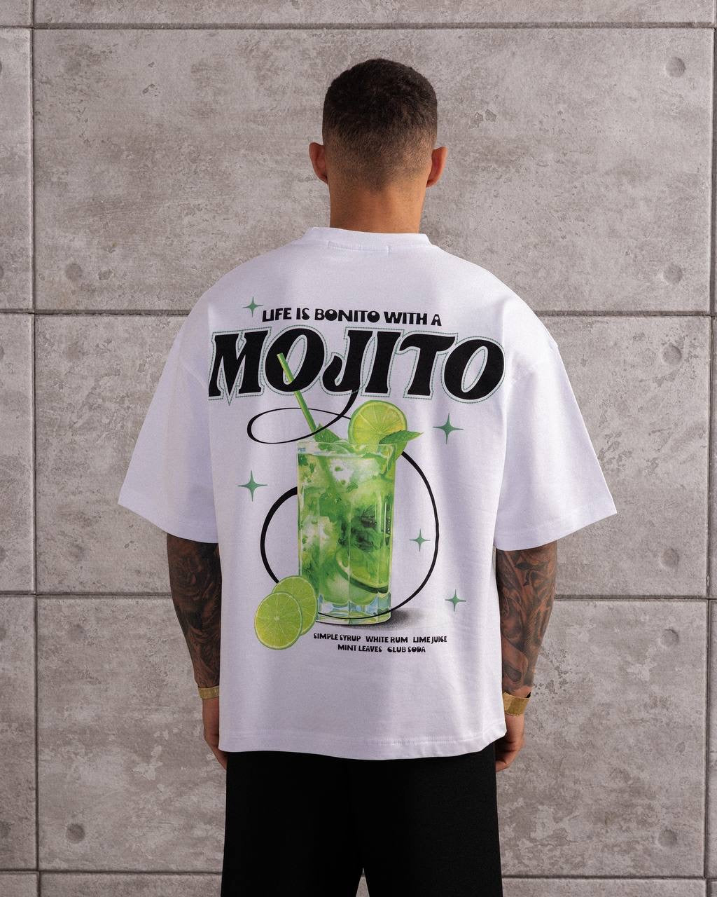Mojito Graphic Oversized T-Shirt – Men’s Summer Streetwear