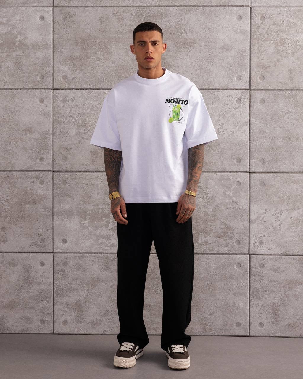 Mojito Graphic Oversized T-Shirt – Men’s Summer Streetwear