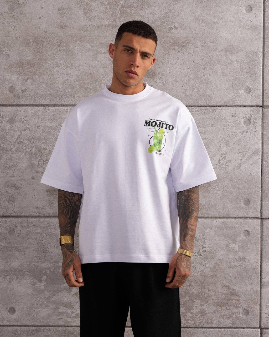Mojito Graphic Oversized T-Shirt – Men’s Summer Streetwear