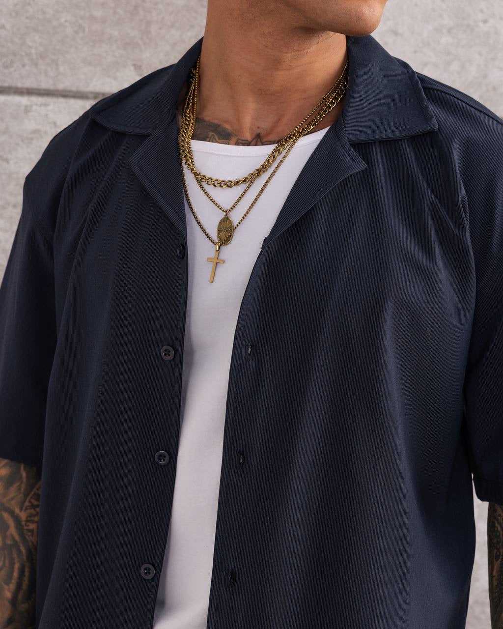 Men's Summer Co-ord Set – Short Sleeve Shirt & Relaxed Pants