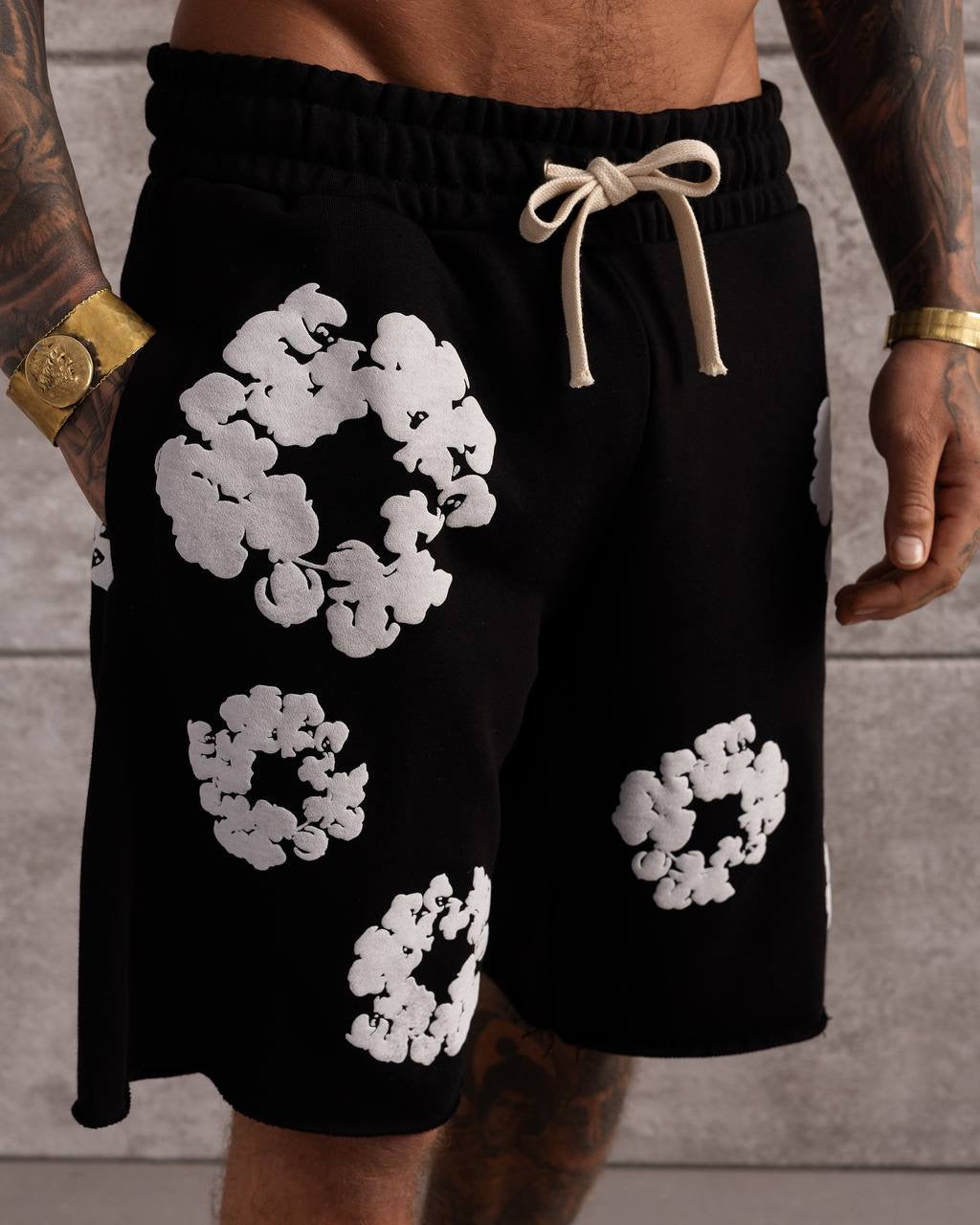 Graphic Print Men’s Casual Shorts – Streetwear Summer Essential