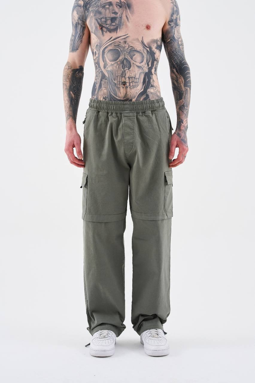 Men’s Slim Fit Cotton Cargo Trousers