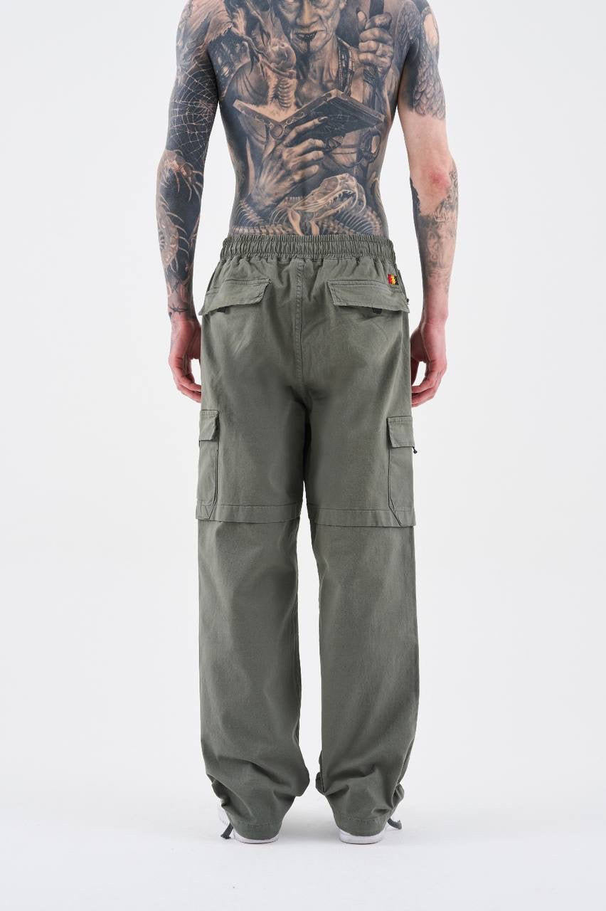 Men’s Slim Fit Cotton Cargo Trousers