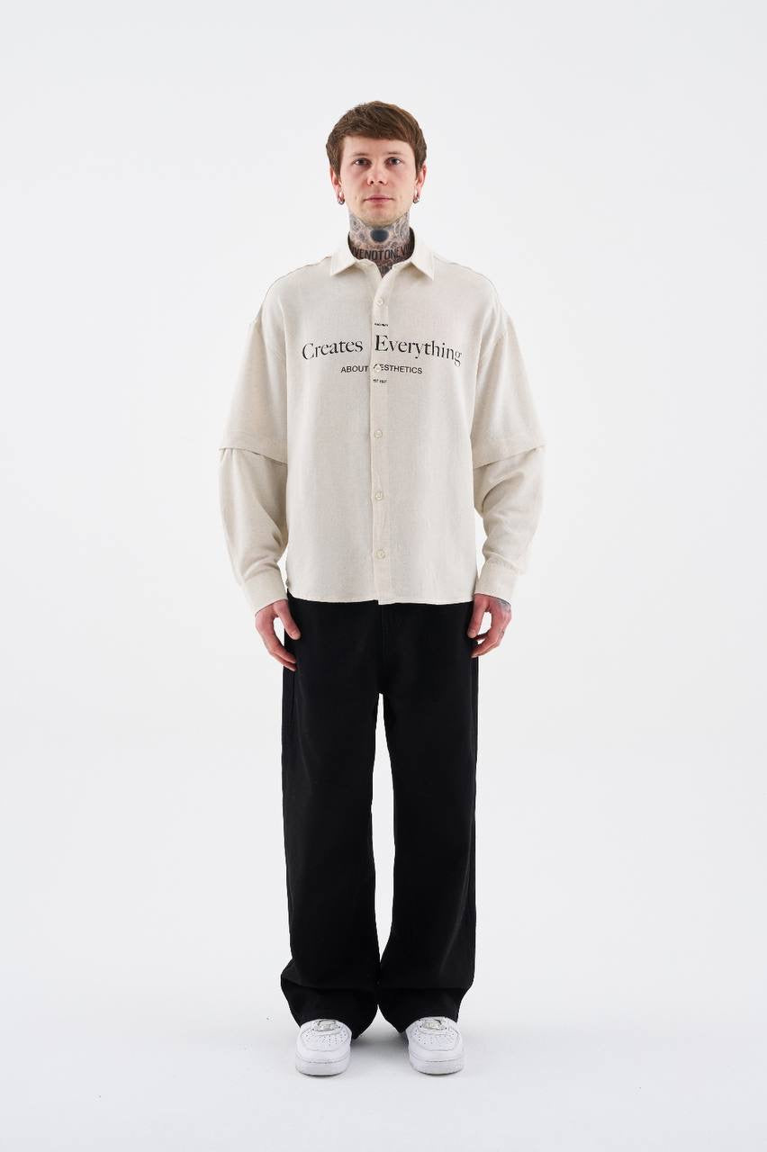 Men's Boxy Fit Casual Shirt in Soft Cotton