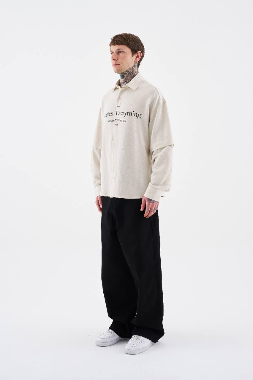 Men's Boxy Fit Casual Shirt in Soft Cotton