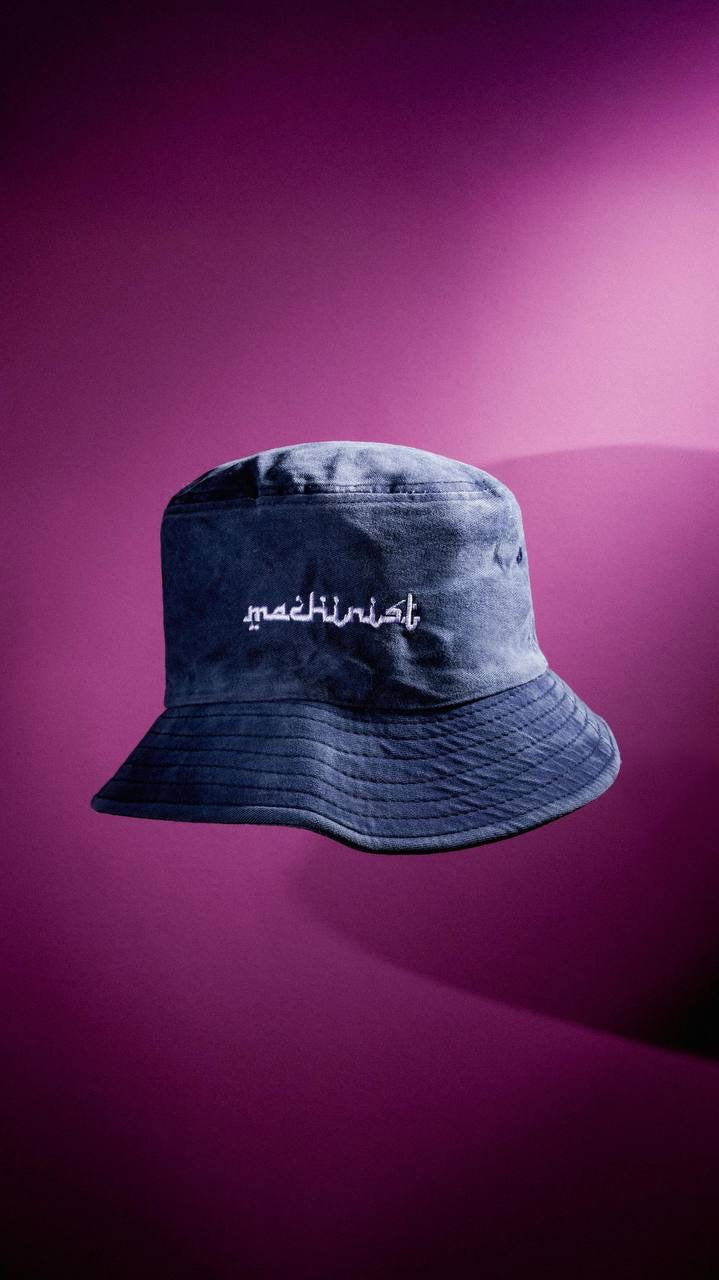 Unisex Washed Cotton Bucket Hat with Embroidered Logo