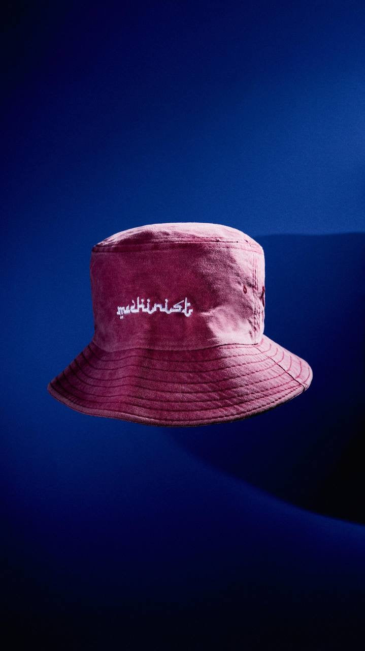Unisex Embroidered Bucket Hat in Cotton Twill