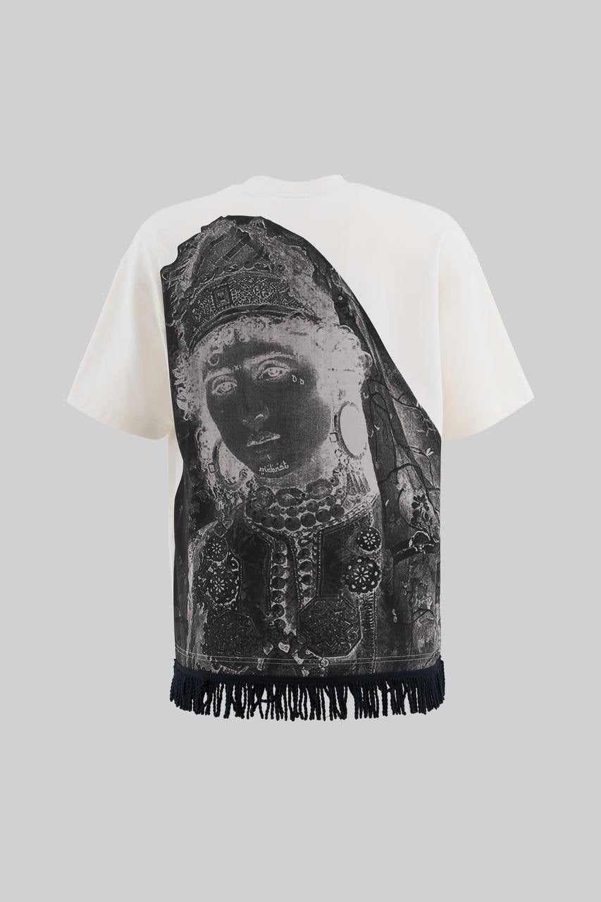 Men’s Boxy Fit Short Sleeve Printed T-Shirt in Soft Cotton