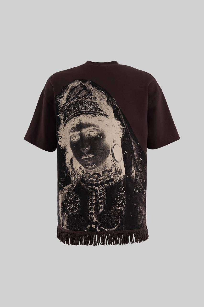 Men’s Oversized Fit Short Sleeve Back Printed T-Shirt