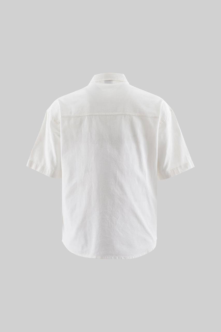 Men’s Boxy Fit Short Sleeve Shirt in Soft Tencel