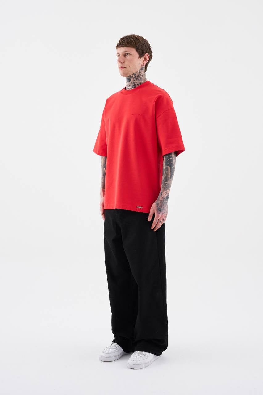 Men’s Semi-Over Fit Graphic Short Sleeve T-Shirt in Soft Cotton