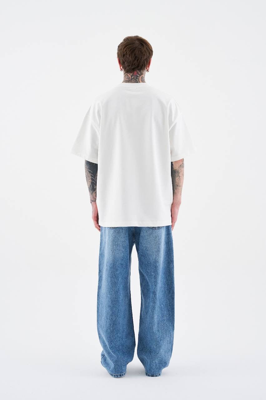 Oversized Elbow-Sleeve T-Shirt for Men