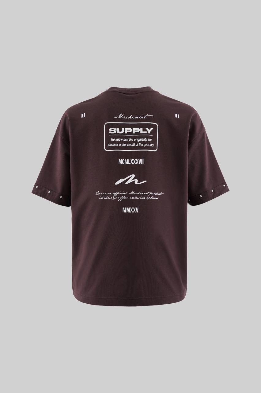 Men's Boxy Fit Short Sleeve T-Shirt with Interlock Embroidered Tab