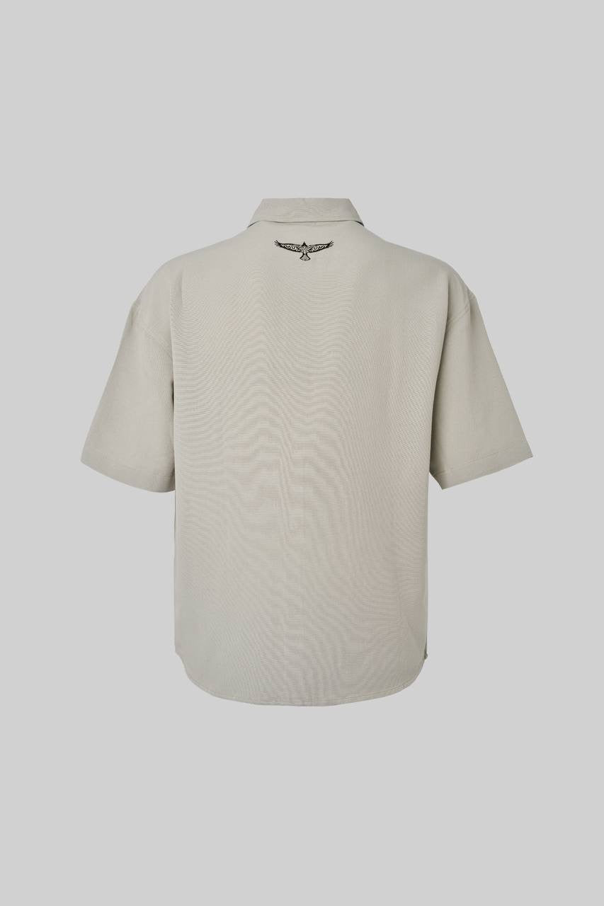 Men's Oversized Printed Cotton Shirt in Soft Fabric