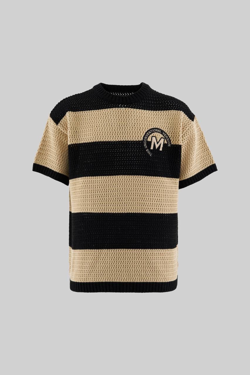 Men’s Relaxed Fit Alpaca Wool Stripe Jumper – MACHINIST
