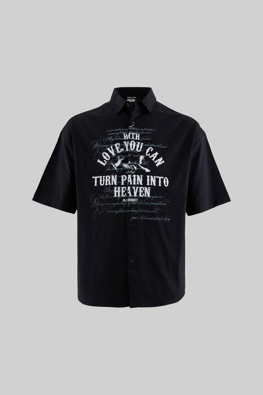 Men’s Boxy Fit Short Sleeve Branded T-Shirt in Soft Cotton
