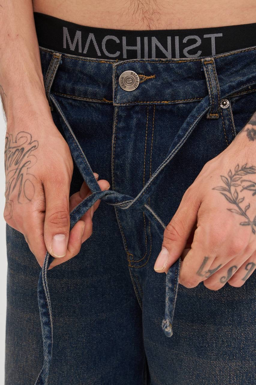 Men’s Oversize Baggy Fit Washed Denim Jeans