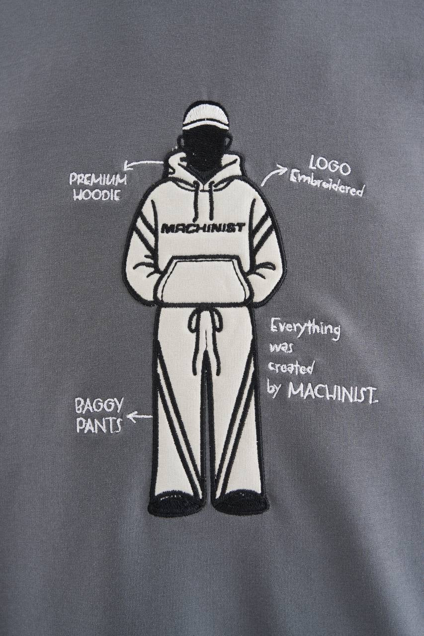Men's Oversized Fit Graphic T-Shirt in Soft Cotton
