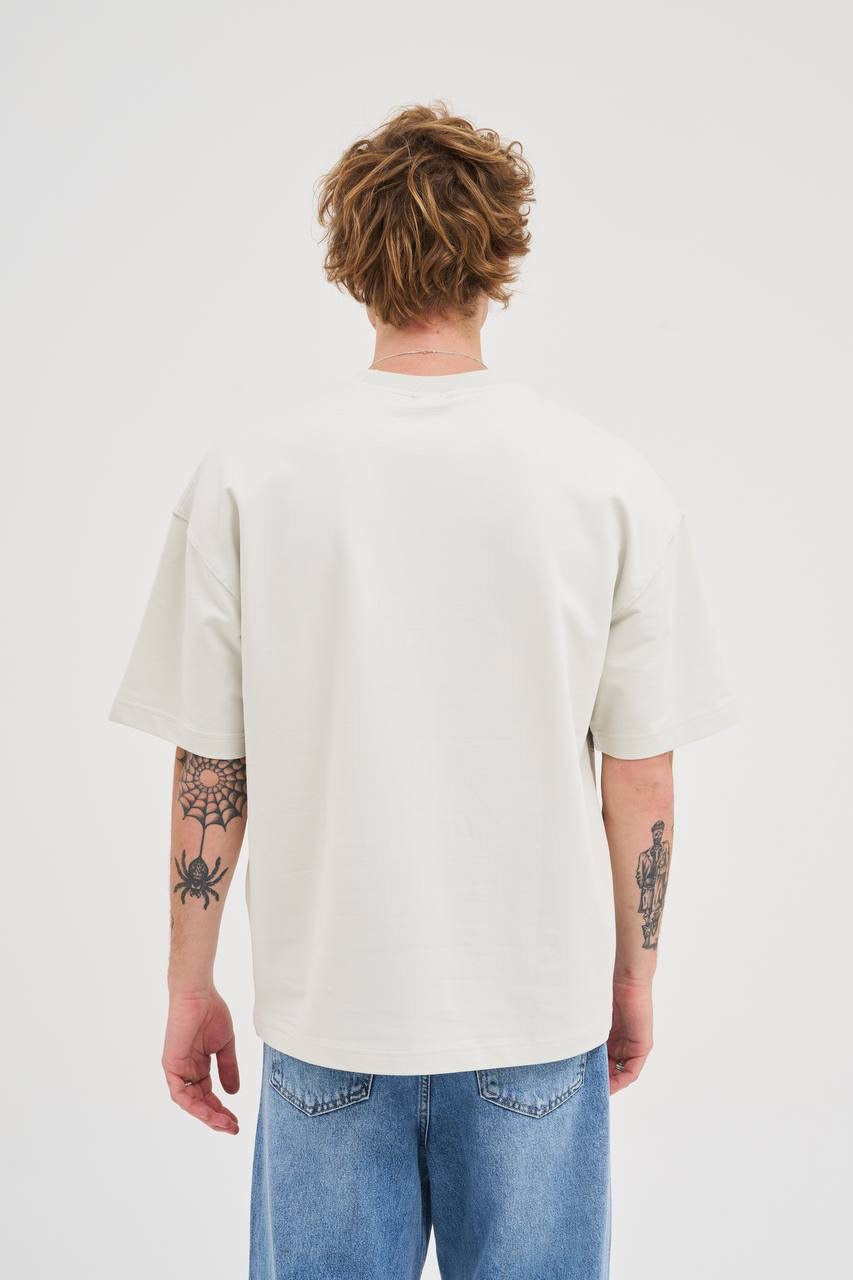 Men’s Oversized Slogan Print T-Shirt
